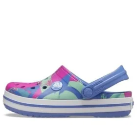 Crocband Graphic Clogs „Blue Pink Green“