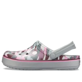 Crocband Graphic III Clogs „Grey Pink“