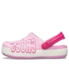 Crocband Logo Clogs „Pink White“