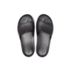 Crocband Platform Slides „Black Grey White“