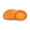 Crocband Rainbow Band Clogs „Orange-Blau“