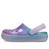 Crocband Rainbow Glitter Band Clogs „Purple Blue“