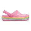Crocband Rainbow Glitter Clogs „Pink“