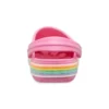 Crocband Rainbow Glitter Clogs „Pink“