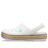 Crocband Rainbow Schuhe „Weiß Multicolor“