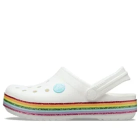 Crocband Rainbow Schuhe „Weiß Multicolor“