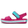 Crocband-Sandalen mit Riemenverschluss „Pink Blue“