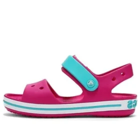 Crocband-Sandalen mit Riemenverschluss „Pink Blue“