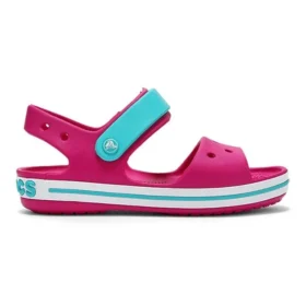 Crocband-Sandalen mit Riemenverschluss „Pink Blue“
