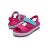 Crocband-Sandalen mit Riemenverschluss „Pink Blue“
