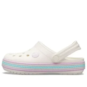 Crocband Sport Cord Clogs „Weiß“