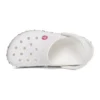 Crocband Stretch Necklace Clog „White Multi“