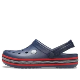 Crocband Zipper Band Clogs „Navy Red“