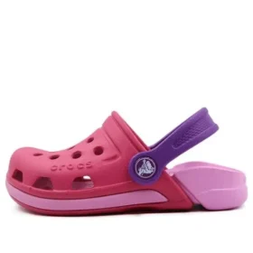 Crocs Classic Clog für Kinder – Sport-Sandalen „Rot, Rosa, Lila“