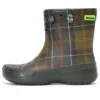 Crocs x Barbour Classic Stiefel „Olive Plaid“