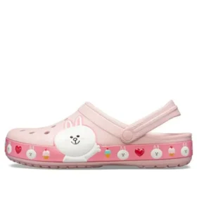Crocs x Line Friends Beach Pink Unisex-Sandalen