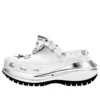 Crocs x MCM Mega Crush Clogs „White Silver“