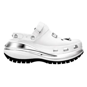 Crocs x MCM Mega Crush Clogs „White Silver“
