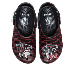 Crocs x NFL Classic Clog Atlanta Falcons „Schwarz-Rot“