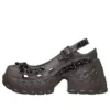 Crocs x Simon Rocha Ballerina-Plateausandalen „Espresso“