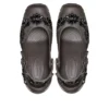 Crocs x Simon Rocha Ballerina-Plateausandalen „Espresso“