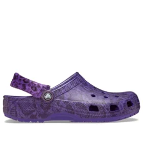 Crocs x Stray Rats Classic Clog „Ultraviolet Snakeskin“