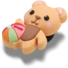 „Cutie Beach Bear“ Jibbitz-Anstecker