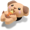 Cutie Ice Cream Puppy Jibbitz™-Anstecker