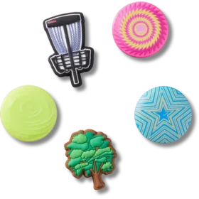 Disc-Golf-5er-Pack Jibbitz-Anstecker