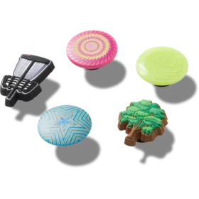Disc-Golf-5er-Pack Jibbitz-Anstecker