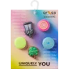 Disc-Golf-5er-Pack Jibbitz-Anstecker