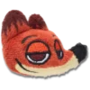 Disney „Zoomania 2“ Nick Wilde Plüsch-Schuhanhänger Disney „Zoomania 2“ Nick Wilde Plüsch-Schuhanhänger