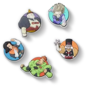 Dragon Ball Z 5er-Pack mit 2 Jibbitz-Ansteckern