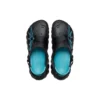 Echo Clog mit reflektierenden Schnürsenkeln „Black Teal“