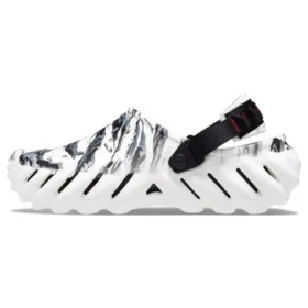 Echo Tiger Clog „White Black“