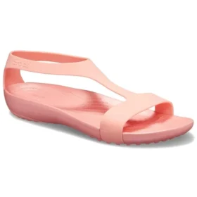 Flache rosa Sandalen