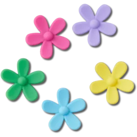 Flower Power 5er-Pack Jibbitz-Anstecker