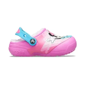 Fun Lab Disney Minnie Clogs mit Futter „Pink Blue“