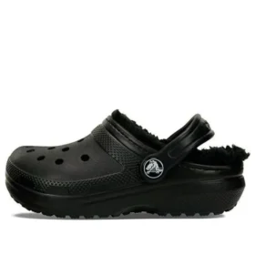 Gefütterte Clog-Outdoor-Sandalen „Schwarz“