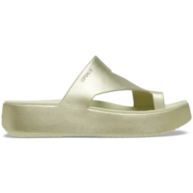 Getaway Metallic Plateau mit Zehschlaufe