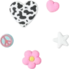 Girly Icon 5er-Pack Jibbitz-Anstecker