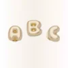Gold Bubble Letter „a“ Jibbitz™-Anstecker