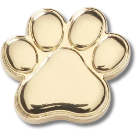 Gold Dog Paw Jibbitz™-Anstecker