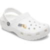 Gold- und Silber-Zipper-Jibbitz™-Anstecker