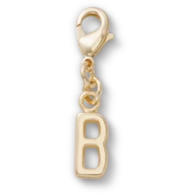Goldener Buchstabe „B“ – Jibbitz-Anstecker