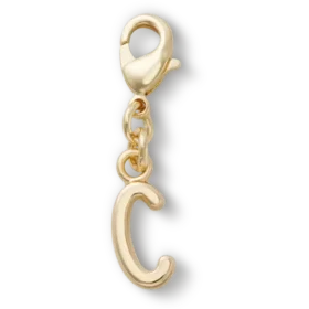 Goldener Buchstabe „C“ – Jibbitz-Anstecker