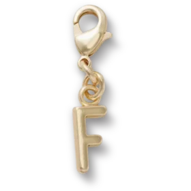 Goldener Buchstabe „F“ – Jibbitz™-Anstecker