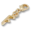 Goldener Buchstabe „F“ – Jibbitz™-Anstecker