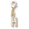 Goldener Buchstabe „H“ – Jibbitz™-Anstecker