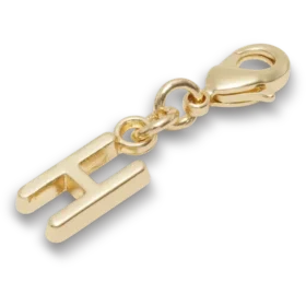 Goldener Buchstabe „H“ – Jibbitz™-Anstecker